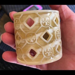 Tory Burch resin cuff bracelet